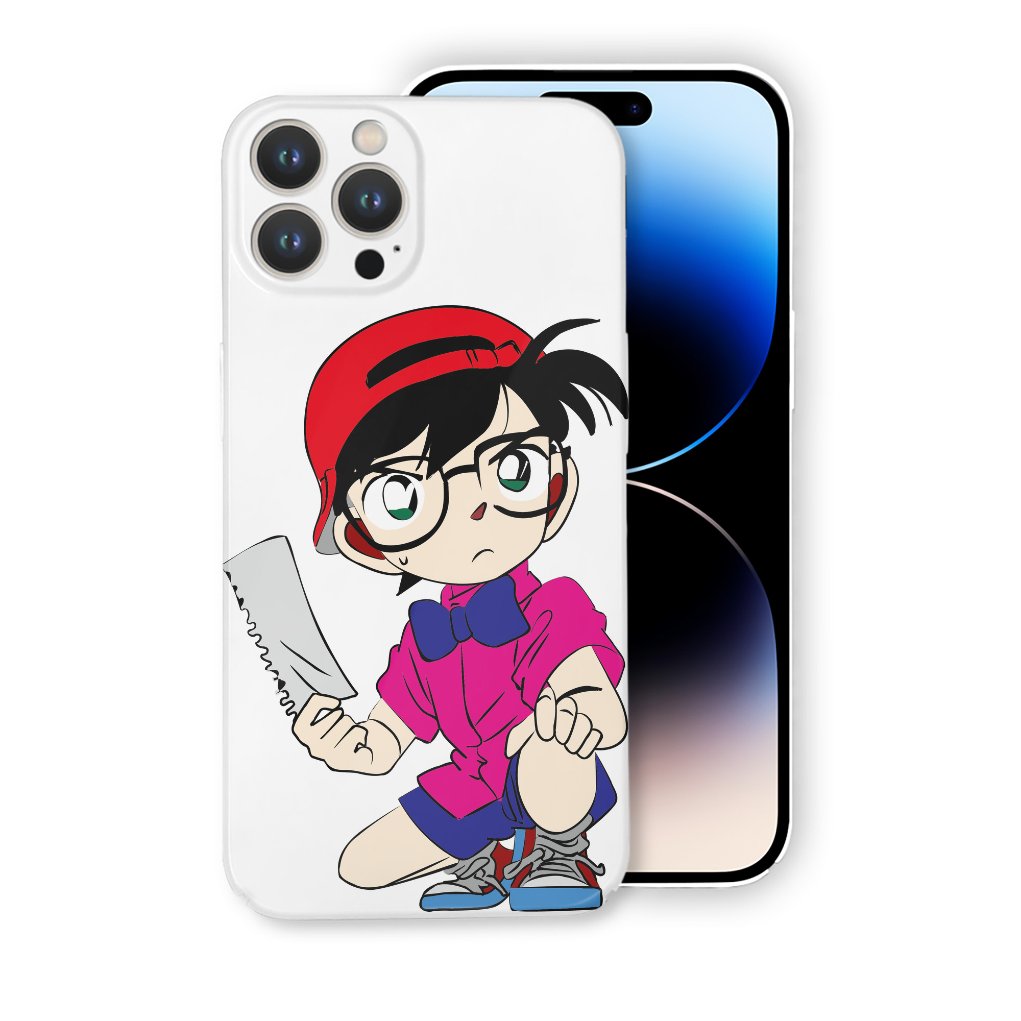 （画像用） 名探偵コナン 江戸川 コナン Detective Conan Conan Edogawa 【iPhone 14シリーズ対応】ハードケース
